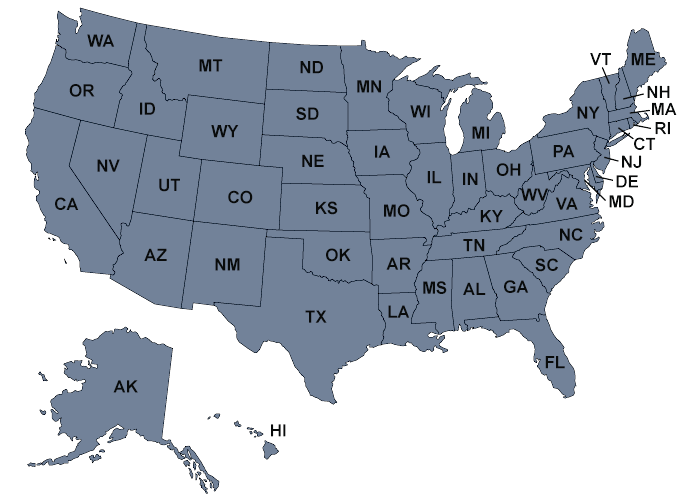 Lift truck specialists national map