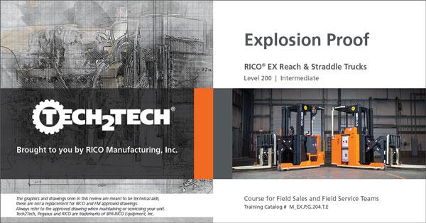 RICO® EX Reach & Straddle Trucks